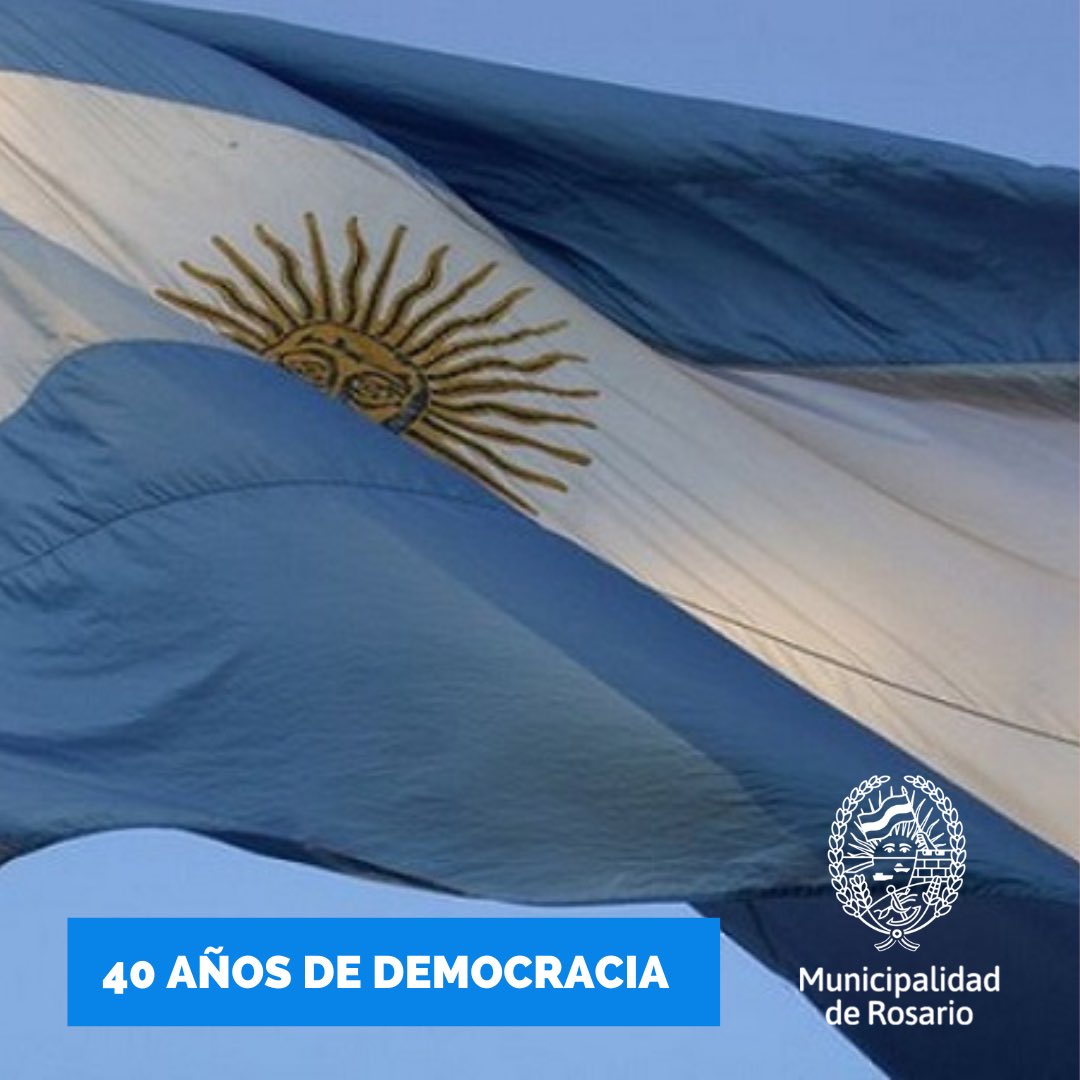 igualdadros's tweet photo. A 40 años de la recuperación de la democracia en Argentina 🇦🇷 , reivindicamos el valor de la participación, el pluralismo y el respeto por los derechos humanos. https://t.co/HTnRSxlGN4