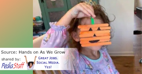 Mix-It-Up Popsicle Stick Pumpkin Craft   ow.ly/ZS3z50PZXyp