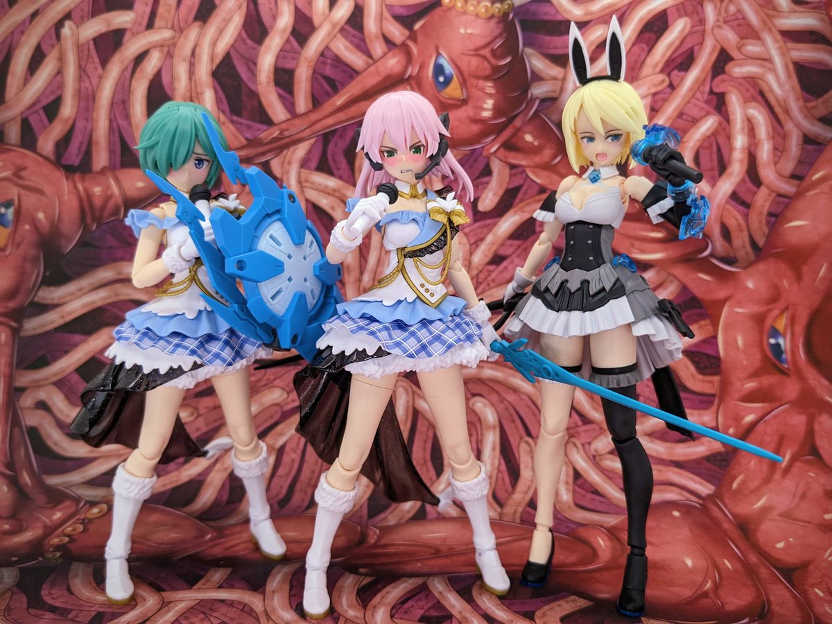 tentacles_bndd's tweet photo. 歌唱時々物理で祓うタイプの子たち https://t.co/gRLI60f6ar