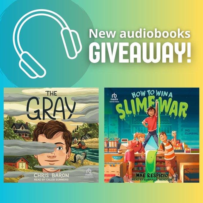 Chris "Pre-order SPARK" Baron (@baronchrisbaron) on Twitter photo 📚GIVEAWAY!📷 We're SO excited that THE GRAY & HOW TO WIN A SLIME WAR are now out on audio—we're giving away a download of each to 1 randomly chosen reader!
TO ENTER: Follow me & <a href="/maerespicio/">Mae Respicio ✨MAINLY UPDATES✨ Find me on Bluesky</a>
+ RT/❤️/Comment on what you love about audiobooks. Tag a friend for an extra entry! 📚GIVEAWAY!📷 We're SO excited that THE GRAY & HOW TO WIN A SLIME WAR are now out on audio—we're giving away a download of each to 1 randomly chosen reader!
TO ENTER: Follow me & <a href="/maerespicio/">Mae Respicio ✨MAINLY UPDATES✨ Find me on Bluesky</a>
+ RT/❤️/Comment on what you love about audiobooks. Tag a friend for an extra entry!