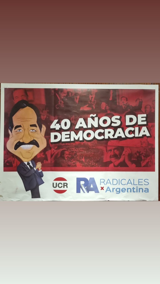 #40AñosDeDemocracia