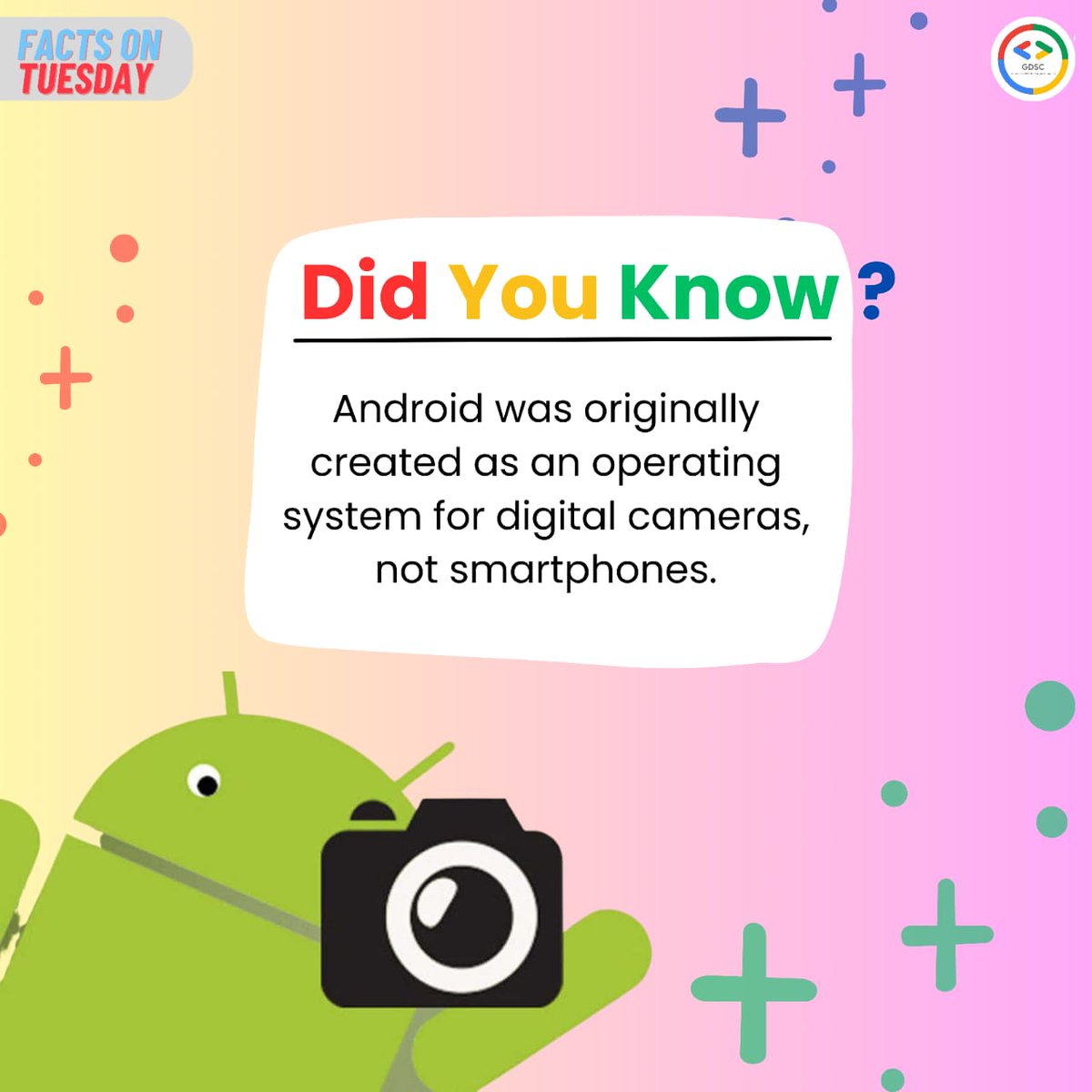 Did you know??

Weekly 'Facts on Tuesday' is here!
#gdsc #googleforindia #studytwt #learning #Tuesday #CWC23