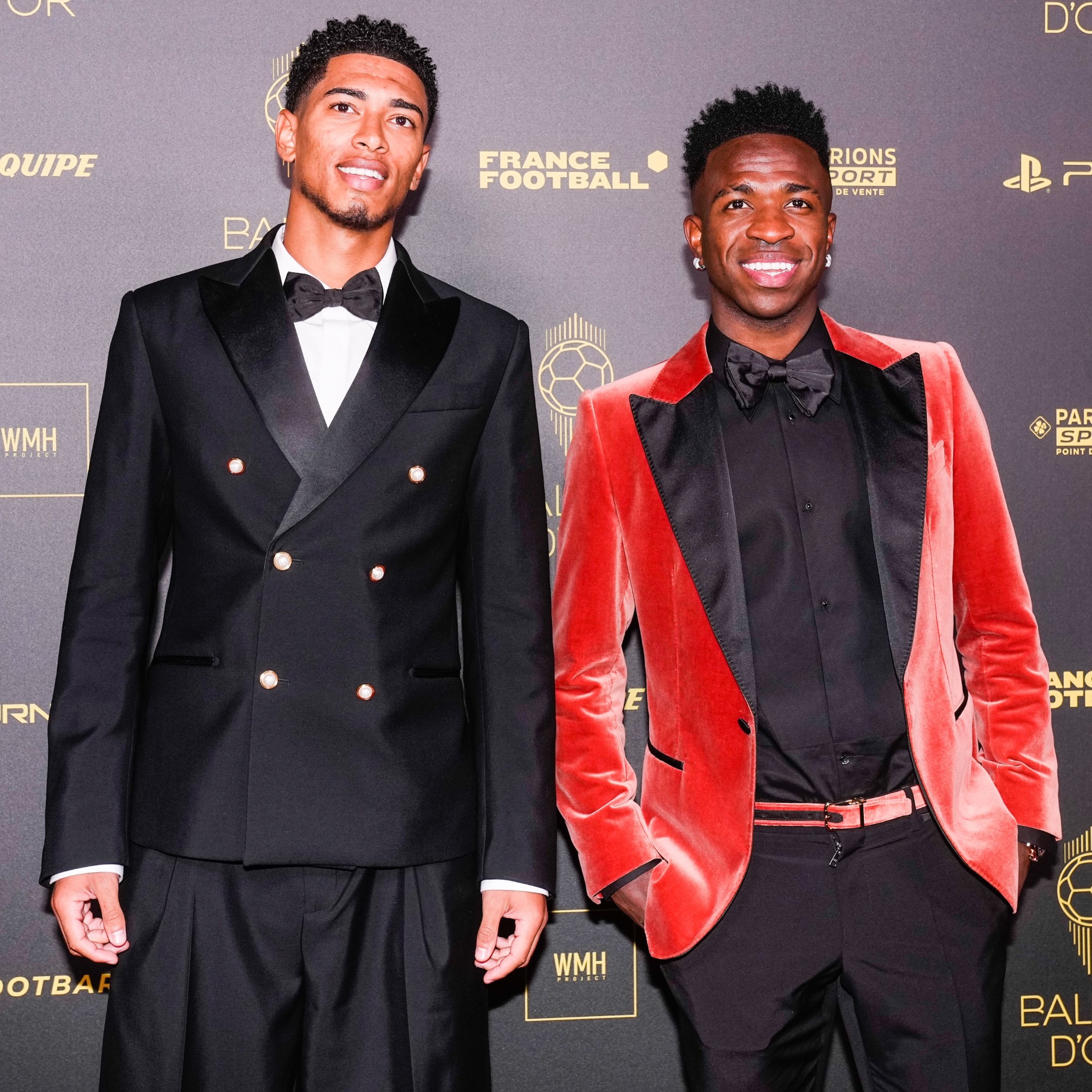 Madrid Xtra on X: "Jude Bellingham X Vinicius Jr #BallonDor What a duo. https://t.co/IqyUd80YZa" / X