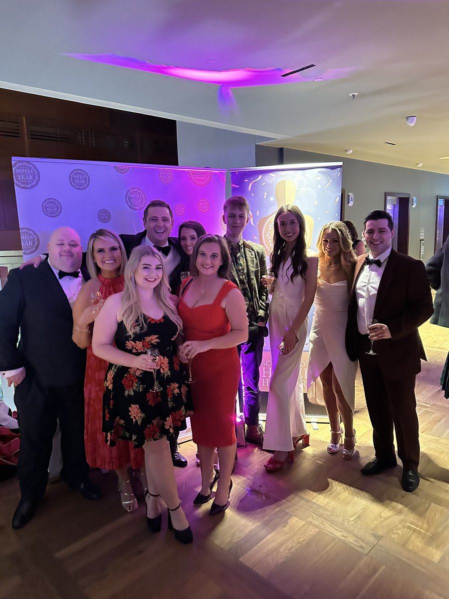 WINNERS! 🏆🏆🏆 🏅🏅

5 awards at the Hotel of the Year Scotland Awards last night! 💥

National Bar of the Year
Glasgow Hotel of The Year
Deputy GM of the Year
Hospitality Gold Medal
Housekeeping Gold Medal 

Couldn’t be prouder!

Well done team! ❤️