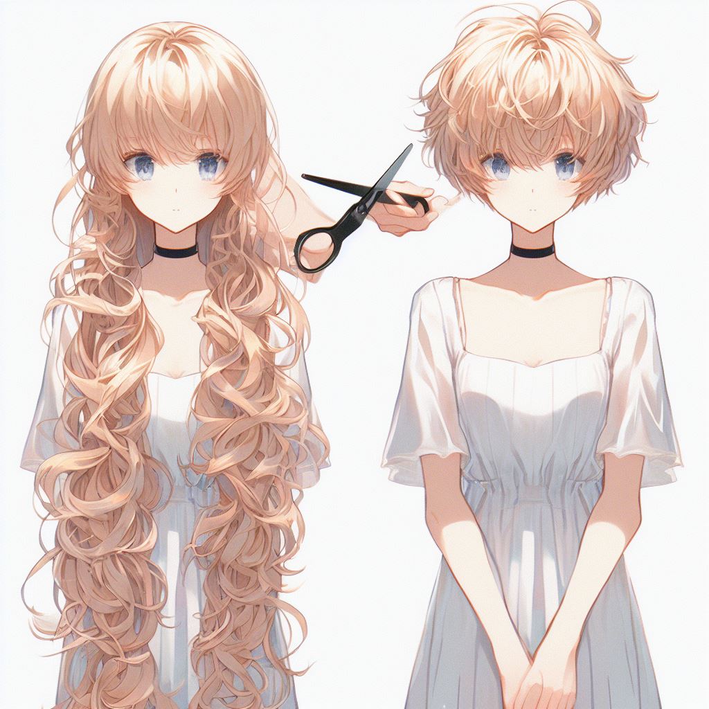 Hu_AIHaircut's tweet photo. Random Generate 😂
#BingAI #bingimagecreator #AnimeArt #animegirl #haircut #AIart #longhair #shorthair #bobbedhair #longtoshorthair #beforeafter #hair #hairstyle #AIgirl #girl https://t.co/Iiamwr4HYU