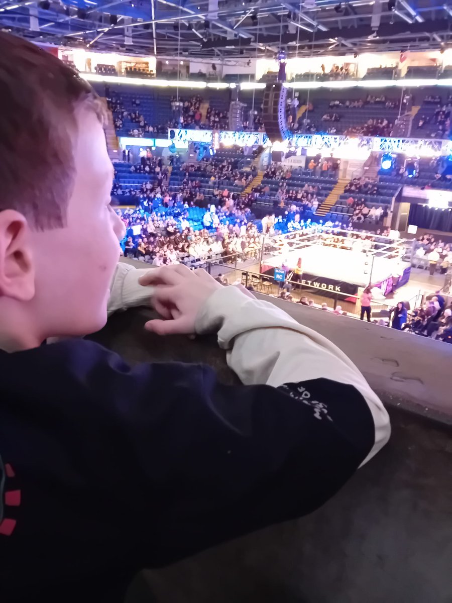 George living his best life! #WWENottingham