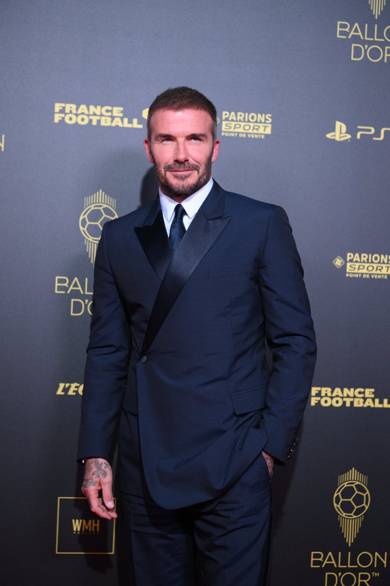 ballondor's tweet photo. David Beckham! #ballondor https://t.co/JSnj3W0jfP