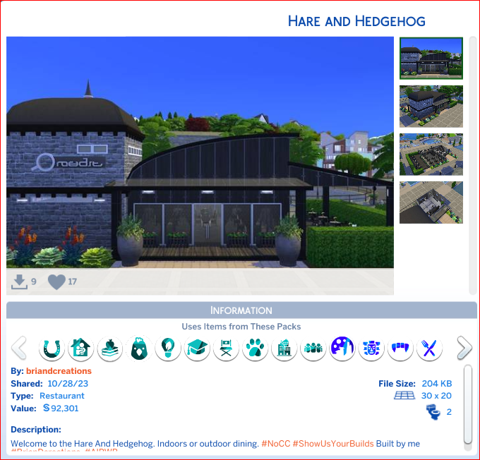 Inamacsims4's tweet photo. Sul Sul! I would like to nominate the following fantastic creations for a #maxisfav
Spooktacular In Pink by #MemoryBugaboo143
Hare and Hedgehog by #briandcreations
Cursed Eerie Family by #buddaguitarz
Celebration Center Mall by #SakuraLeon Thank you, Dag Dag https://t.co/HKBJbuz3PT