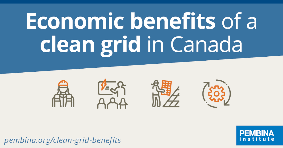 Pembina's tweet photo. Discover the economic benefits of a #NetZeroGrid.
👷♀️ Millions of jobs
📈 Increased tax revenue for rural areas
💰 Billions in investment
And so much more. ➡ https://t.co/jPvdYm87Yk https://t.co/OzLEVzCdWc