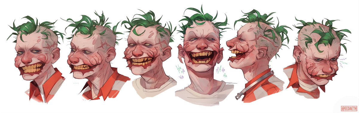 ahh more old drawings [shocker, i know] back when I was experimenting with stylising stuff. this design still goes hard idgaf

#joker #TheBatman #jokerfanart