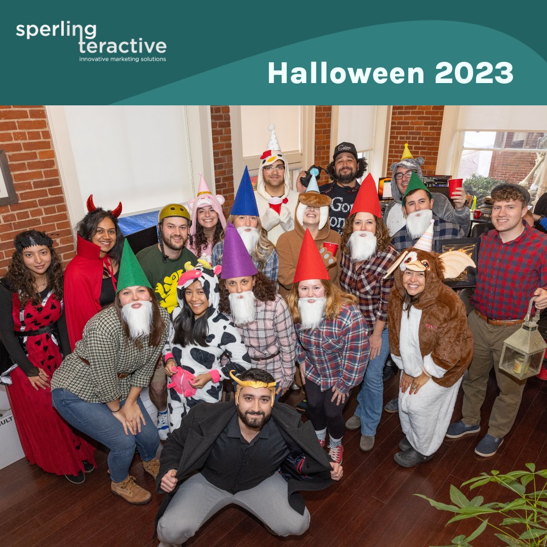SperlingInterac's tweet image. Our office has become a battleground, with mischievous Gnomes and wild Party Animals competing for Best Department Costume!
Now is your chance to join the excitement! Vote for the most captivating team costume in the replies! 🎃