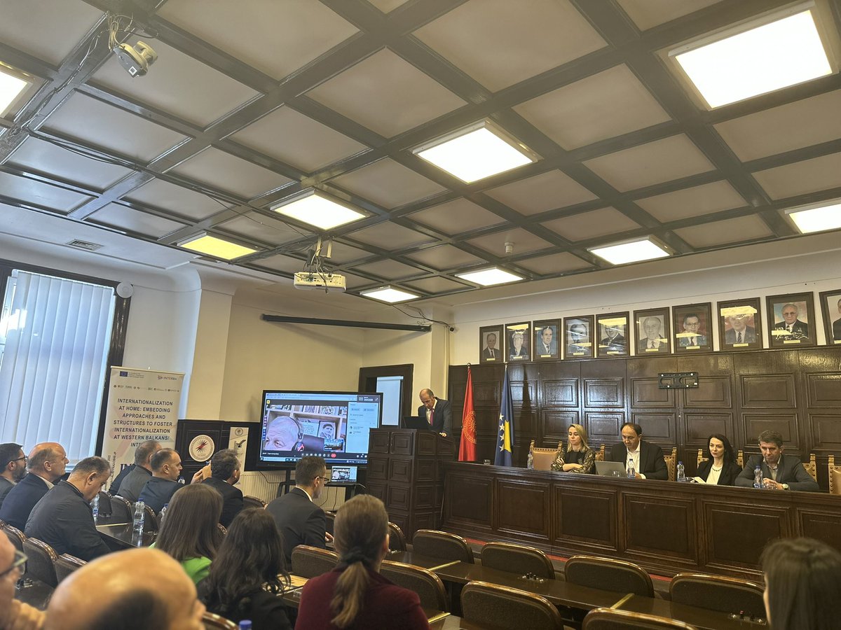 Rektorati's tweet image. 🇪🇺 Today, we celebrated the #INTERBA project's impact on internationalization which is funded by the European Union's Erasmus+ program. This project is prepared to present chances for internationalization as well as practices for internationalization at our university.🌍