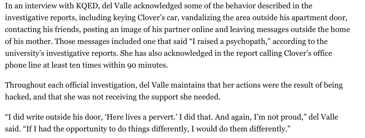 RichardHanania's tweet photo. At Berkeley, a Latinx female professor of Spanish and Portuguese becomes obsessed with another professor and stalks him. She keys his car, harasses his friends, and goes to his mother's house.  

The Latinx professor gets suspended, now her students are on a hunger strike. 

Berkeley sophomore: “Professor del Valle isn’t just any faculty member, she’s the top expert in colonial studies."

As one can tell from a photo of the protestors, the hunger strike hasn't kicked in yet. But they promise to start after disrupting the next football game. https://t.co/VCeu5dSTUI