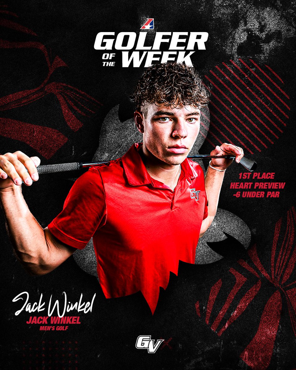 𝙂𝙊𝙇𝙁𝙀𝙍 𝙊𝙁 𝙏𝙃𝙀 𝙒𝙀𝙀𝙆 ⛳️

Jack Winkel has earned Heart Golfer of the Week Honors after winning the Fall Conference Preview while shooting 6 under par and bringing home 1st place for the Vikings!  

#Voyage2Viktory