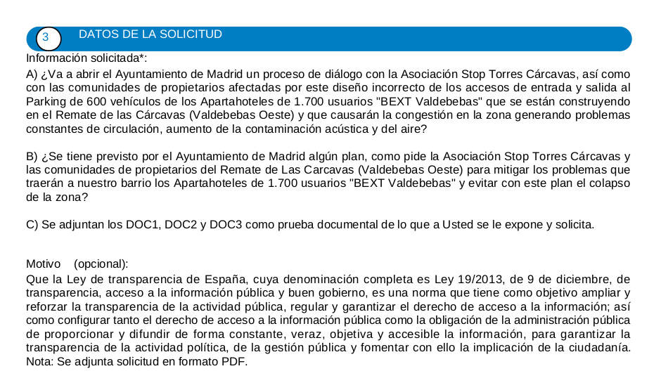 JavierCaso's tweet photo. 📣 ¿Va a abrir el Ayuntamiento de Madrid un proceso de diálogo con la Asociación Stop Torres Cárcavas?
👉 ¡¡¡Para su máxima difusión!!! Gracias.
¡#StopTorresCárcavas!
#OtroUrbanismoEsPosible
@Madridiario @HortalezaPV @Radio_Enlace @Gacetinmadrid @FRAVM
https://t.co/0UO77m91r9 https://t.co/zGUAaeTOcH