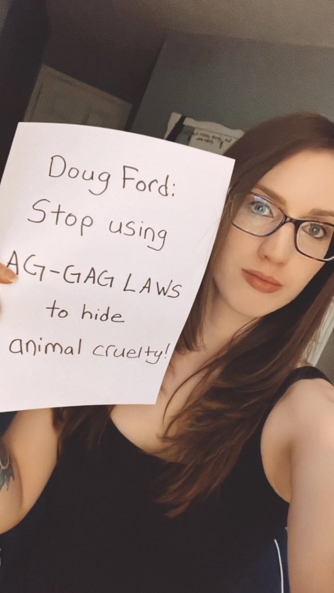 National animal protection group Animal Justice is going up against the Ford Government in court this week over the province’s shocking AG-GAG law. 

This draconian law (formerly Bill 156) was designed to cover up animal cruelty in the ag industry.

#StopAgGagLaws