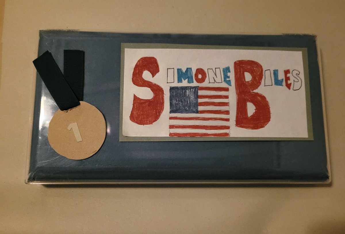 Adatomy's tweet image. Mini-A picked @Simone_Biles as their person to do their #BlackHistoryMonth project on. Nice model of the arena and apparatus for #Antwerp2023 #gymnastics