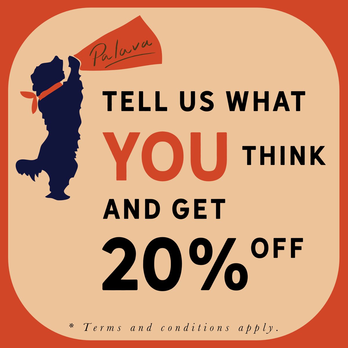 We're looking for YOUR feedback! We've set up a survey to get to know you and get feedback on your experience shopping with us. If you fill it in for us you'll get a little 20% off discount code! The link to the survey is in our bio.

Thanks so much 🫶