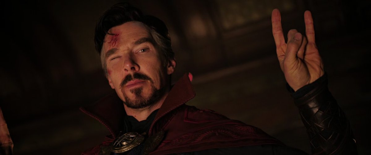 VenusOctober's tweet photo. #DOCtober Day 30!! 🤘🧟‍♂️🤘

In #MultiverseOfMadness, while trapped in a dying reality, #DoctorStrange opened their Darkhold &amp; defied the Souls of the Damned by Dreamwalking into #DefenderStrange's dead body back on MCU Earth so he could fight #ScarletWitch &amp; save #AmericaChavez. https://t.co/VuqpS2kT6v