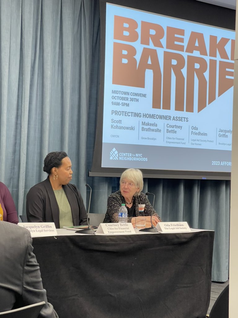 “African-American and Black homeownership has been under threat since the abolishment of slavery.” - Olga Friedheim (Legal Aid Society)