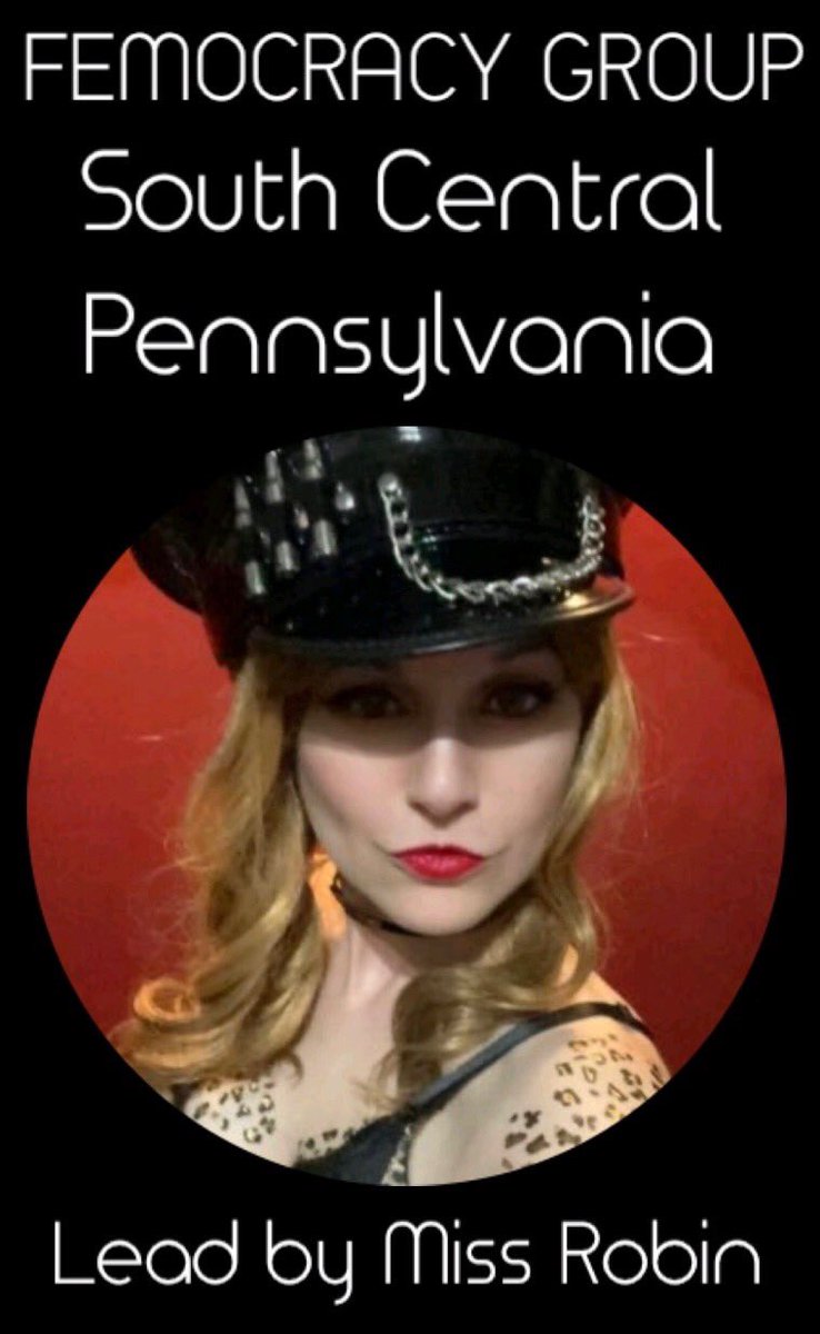 Miss Robin is back with a New Femocracy Group in South Central PA, that will cover several counties in the area: Adams, Cumberland, Dauphin, Franklin, Lancaster, Lebanon, Perry & York Follow the new Group here: @FemocracyPA Miss Robin first started the Femocracy Reno, NV Group