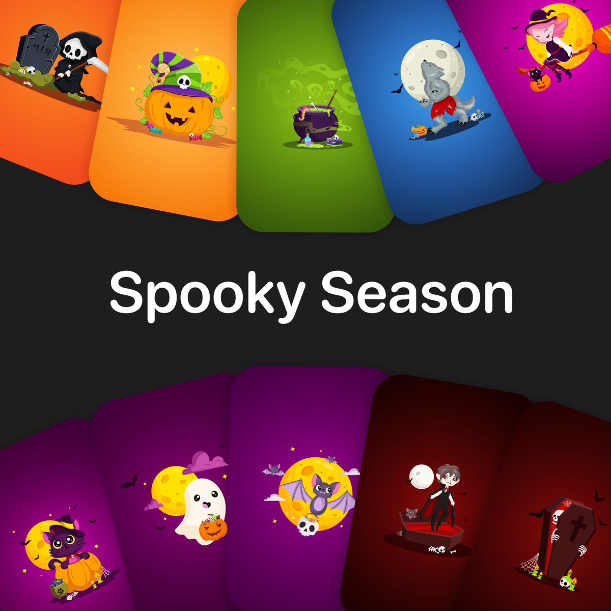 WallpaperZApp's tweet image. Halloween is here! And to celebrate it, we’re introducing our 🦇Spooky Season🦇 pack, for WallpaperZ!

Download WallpaperZ today:
iOS - l.linklyhq.com/l/1u30X
Android - l.linklyhq.com/l/1u30Y

New Packs every Friday at 5PM GMT! 

#WallpaperZ #Halloween #wallpapers