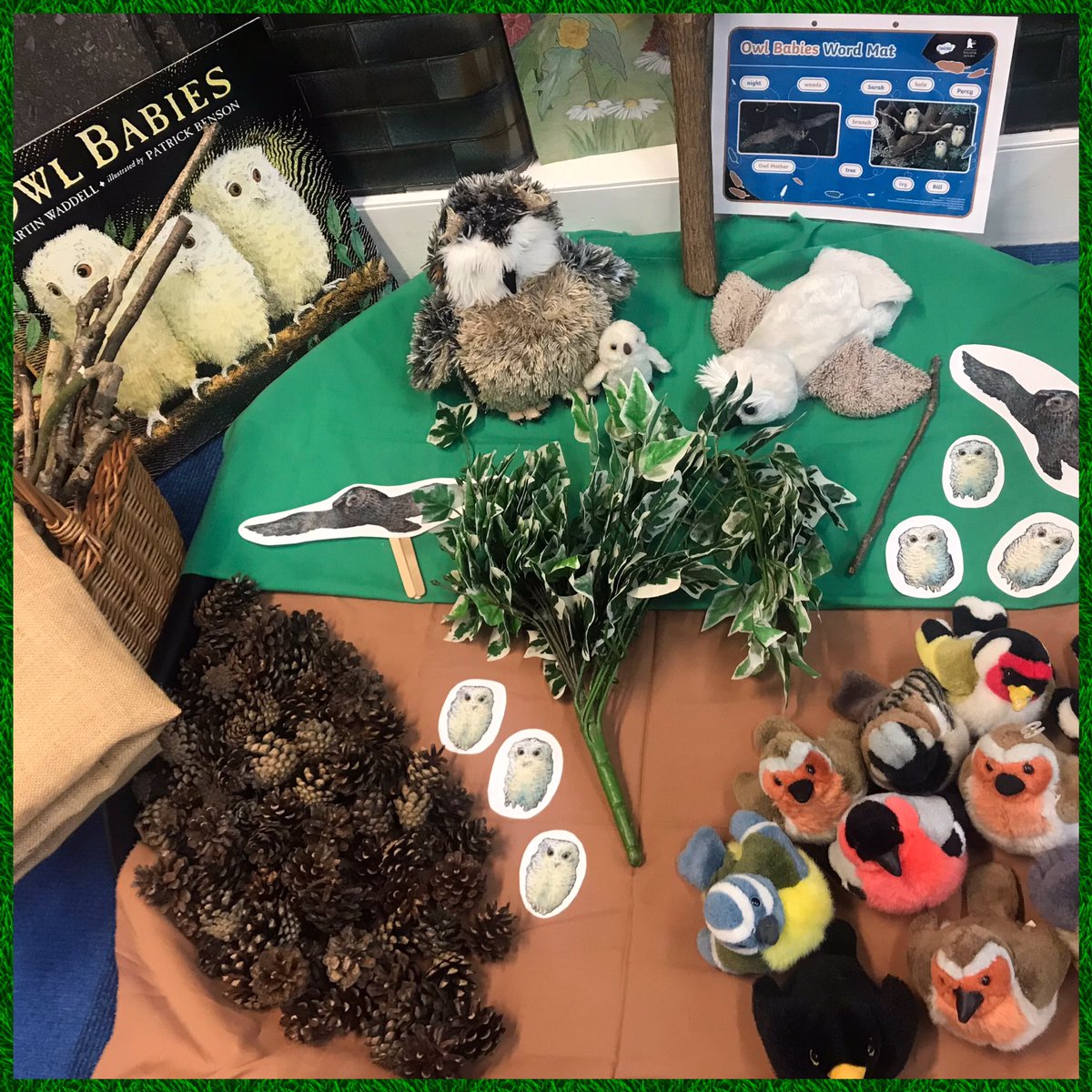 Ready for Term 2 in P1HS <a href="/stjosephsabn/">stjosephsprimary</a>. We have a new book to enjoy with lots of activities. Day 1 was story time &amp; tuff tray play. We look forward to exploring wow words in this book, making an owl with pine cones &amp; story sequencing 🦉 🍂🍁