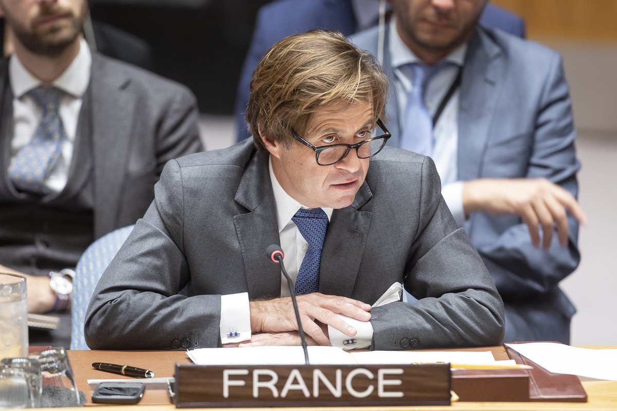 MoroccoIntel's tweet photo. 🇲🇦🇫🇷| Représentant français à l’ONU :
« Je rappelle le soutien historique, clair et constant de la France 🇫🇷 au plan d’autonomie marocain. 

Ce plan est sur la table depuis 2007, 𝐢𝐥 𝐞𝐬𝐭 𝐭𝐞𝐦𝐩𝐬 𝐝𝐞́𝐬𝐨𝐫𝐦𝐚𝐢𝐬 𝐝’𝐚𝐯𝐚𝐧𝐜𝐞𝐫. » https://t.co/crpwjy9cJb