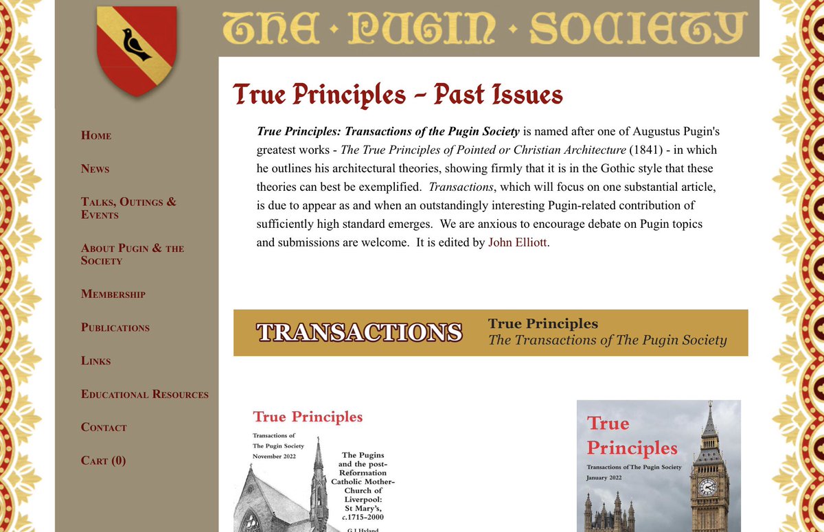 We have digitised all past issues of True Principles and these are freely available on our website.