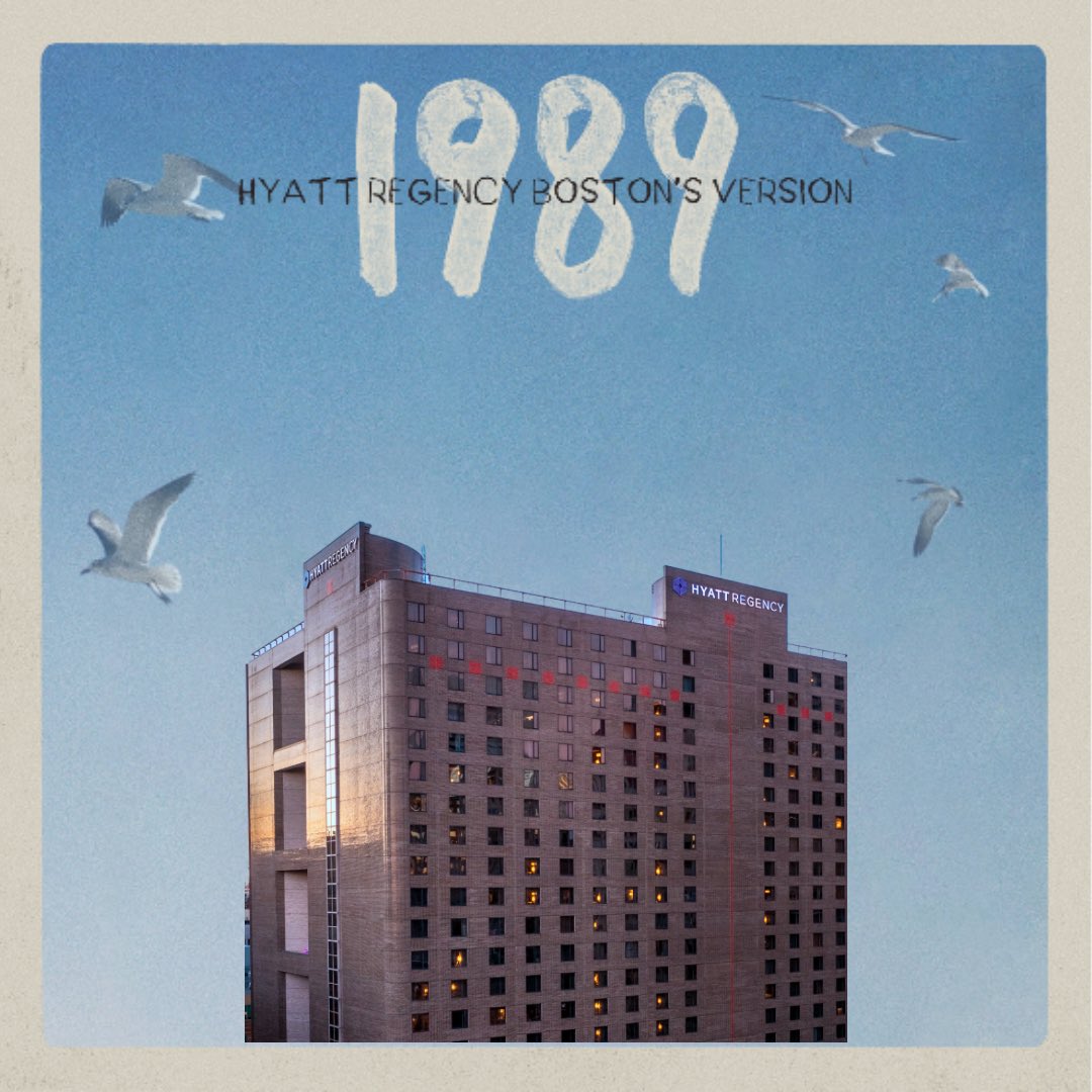 Hyatt Regency Boston’s version #1989TaylorsVersion #1989TaylorsVersionVault #1989 #TaylorsVersion #TaylorSwift #Swifties