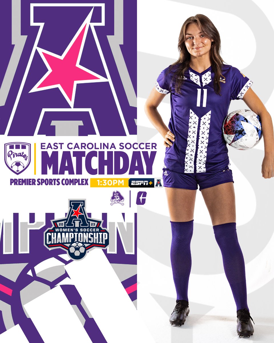 ECUSoc's tweet photo. 🚨IT'S MATCHDAY!🚨 @American_Conf 

AAC Women's Championship Quarterfinal
🆚- Charlotte
📍- Lakewood Ranch, Fla.
📺- https://t.co/j2k2xFrkqj
📊- https://t.co/mvsHB4VpUO

 @American_Conf https://t.co/hi6O1ZuNhX