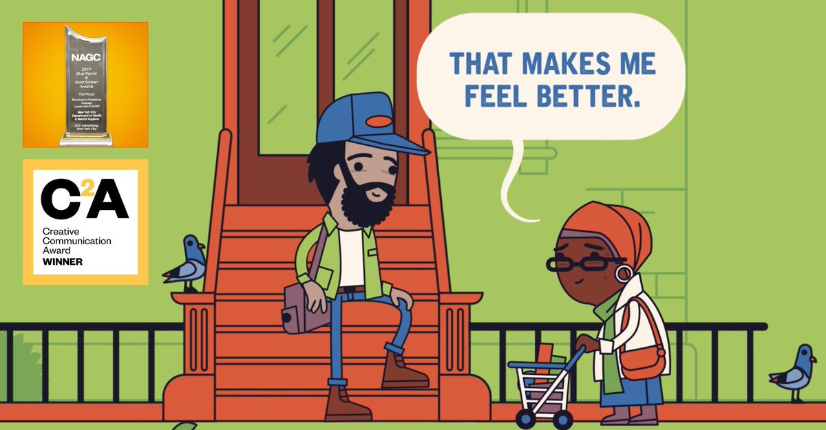 DCF_Advertising's tweet photo. Reflecting on our award-winning Mental Health First Aid campaign with @nycHealthy for World Mental Health Day earlier this month. Empowering New Yorkers to be mental health advocates. Proud to be part of NYC's consumer mental health outreach.#MHFA #NYC #MentalHealth https://t.co/ZL3XUWgq8P