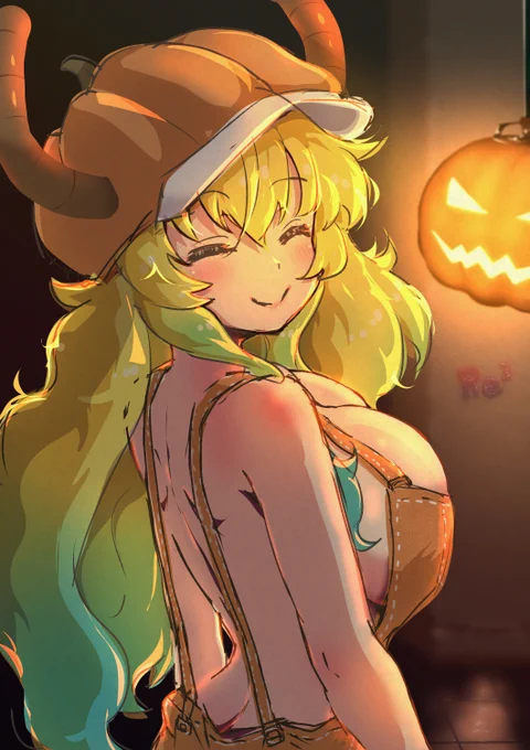 きょうのらくがきオーバーオールのルコアさん 