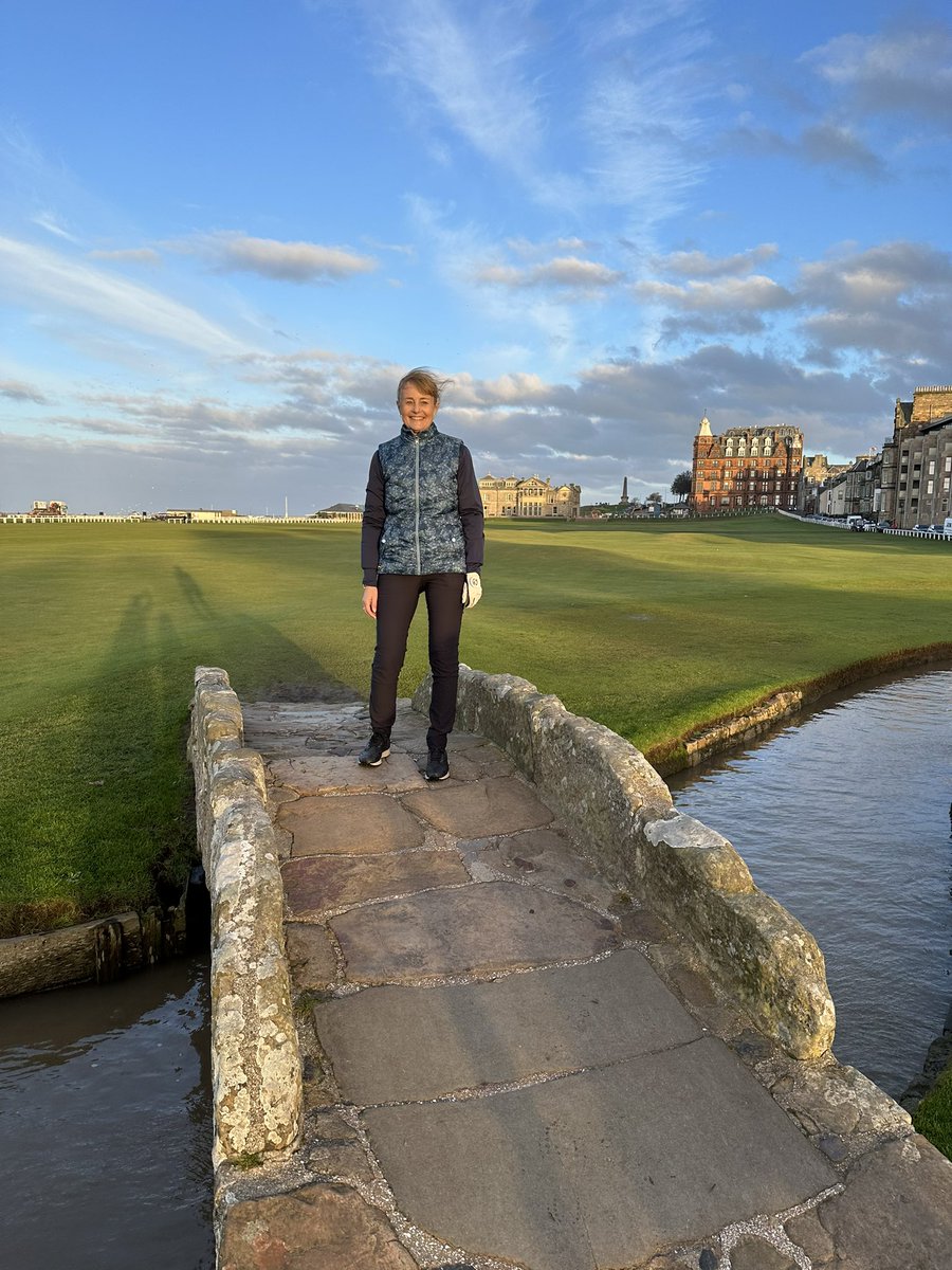 AlisonRoot1's tweet image. Memories that will last forever, very lucky to be able to play @TheHomeofGolf Thanks to @joeltadman and Katie Dawkins, and especially @MikeHarrisGolf for the opportunity #championshipgolf #linksgolf #StAndrews