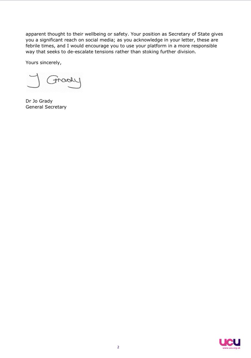 I have today written to the Secretary of State. Not only to point out that her actions are unacceptable, but that it is clear to all what her and her government are attempting to do.