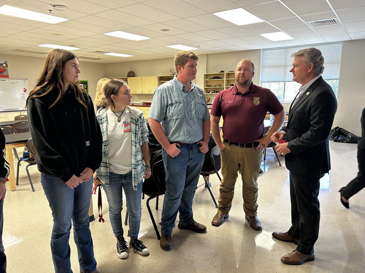 <a href="/RepMikeCollins/">Rep. Mike Collins</a> stopped by <a href="/NCCA_Covington/">NCCA</a> this morning to check out the top Career Academy in the State. He met with students, toured several pathways, and spoke to school, district, and community leaders. More to follow on his visit! #NCSSBeTheBest