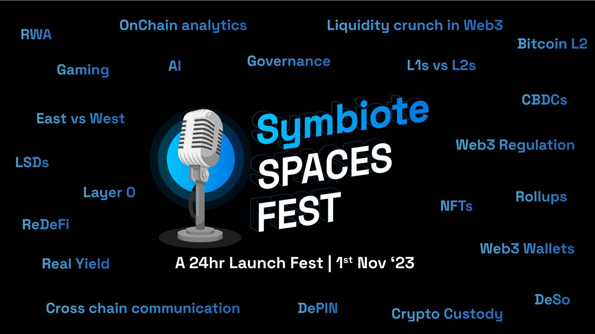 🚀 (1/n): Countdown Alert! 🚀

Just ONE more day until our 24/7 Twitter Space extravaganza! Prepare for deep dives into the most TRENDY #Web3 topics. A sneak peek at what's in store? Check the image below! 👀🔥