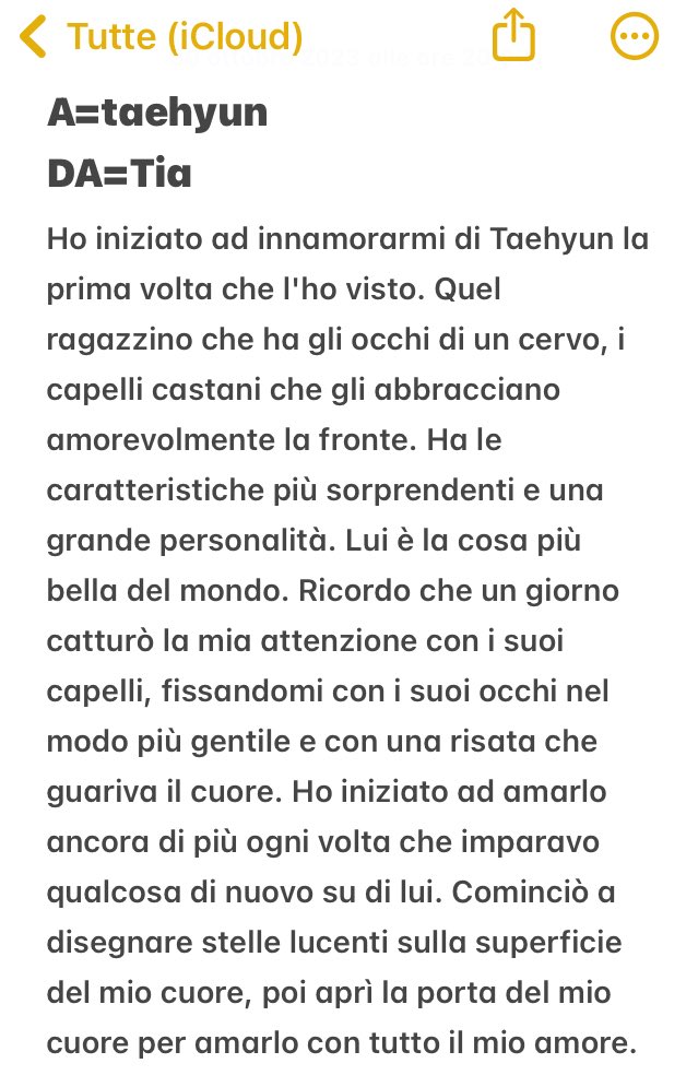 Sunsfolwer's tweet photo. I tried to translate it into Italian. I apologize in advance if it isn't perfect but I felt like doing it. translating it into my language you could perfectly see the love and admiration that Tia felt for taehyun May the earth always be light on you Tia❤️
[ Translations continue] https://t.co/eWwHX6XVJE