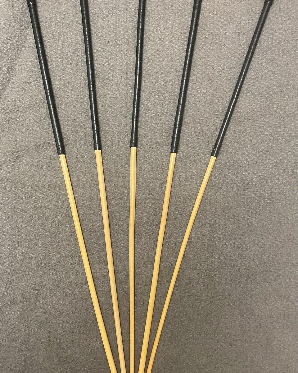 EVCanes's tweet photo. Set of 5 Knotless /No Knot Dragon Canes. 92 cms L & 8 - 12.5 diameters with beautiful Black Kangaroo Leather Handles.
One of a kind rare set.
#dragoncane #knotlessdragoncanes #NoKnotDragonCanes
https://t.co/OBhvPVP6tS https://t.co/Xwnhn8aRgI
