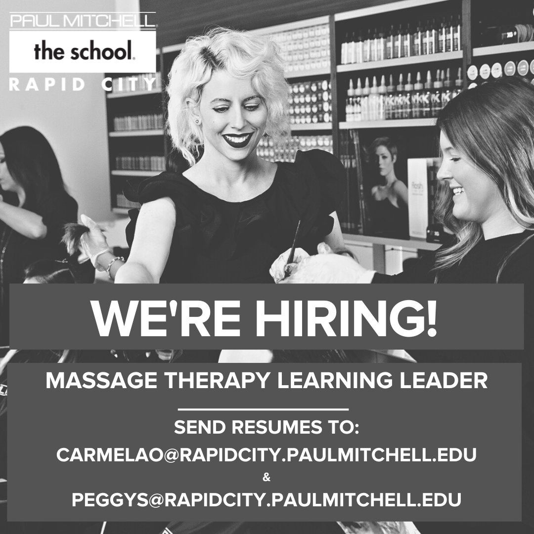 Do you have a passion for Massage Therapy?
Do you have a love for education?

We are looking to add more educators to our AWESOME Massage Therapy Team!

Join our #PMTSRC Family TODAY! 🙌

By sharing your passion and knowledge with our Future Professionals, you are helping...