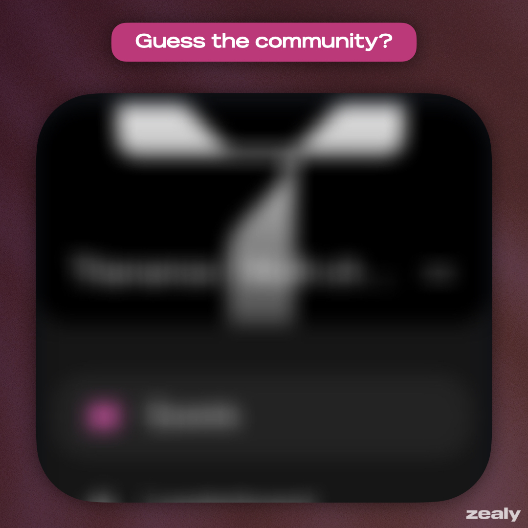 we're back with guess the community! do you know which one this is?