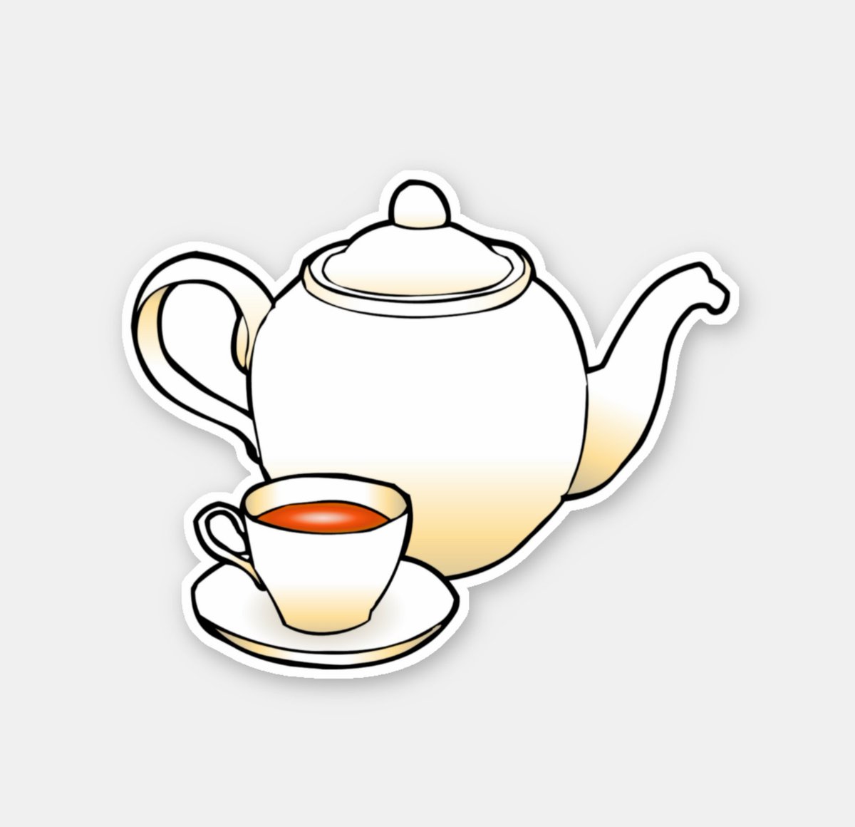 restarter2022's tweet photo. Teapot with teacup. Custom cut vinyl sticker.
https://t.co/OfylISPkOD
#tea #teacup #teapot #CUP #pottery #Stickers #sticker #salgdk #Sales #SaleHere #zazzlemade #drink #customdesign https://t.co/ToEzGj7FqL