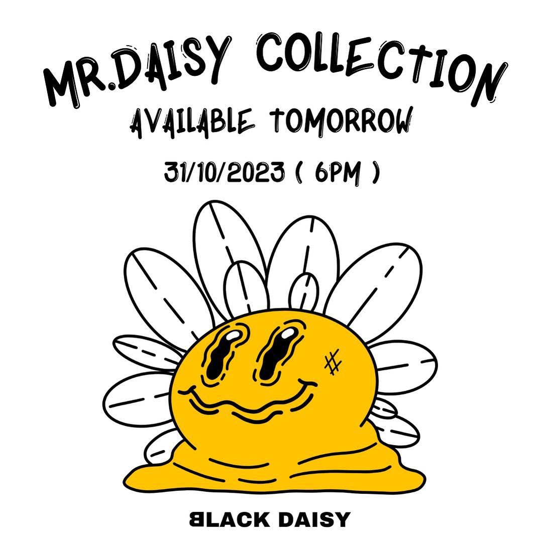 netjameskorea's tweet photo. [2023.10.30]
IG : blackdaisy. bd                                                

Mr. Daisy Collection 🌼
available tomorrow 31/10/2023 (6 pm)
at line my shop: blackdaisy
🛒https://t.co/PE87Fil4Wr

🔗 https://t.co/r7xbT9oXeQ
.
.
#blackdaisybd #mrdaisy
#JamesSu https://t.co/d8FxMxCAVU