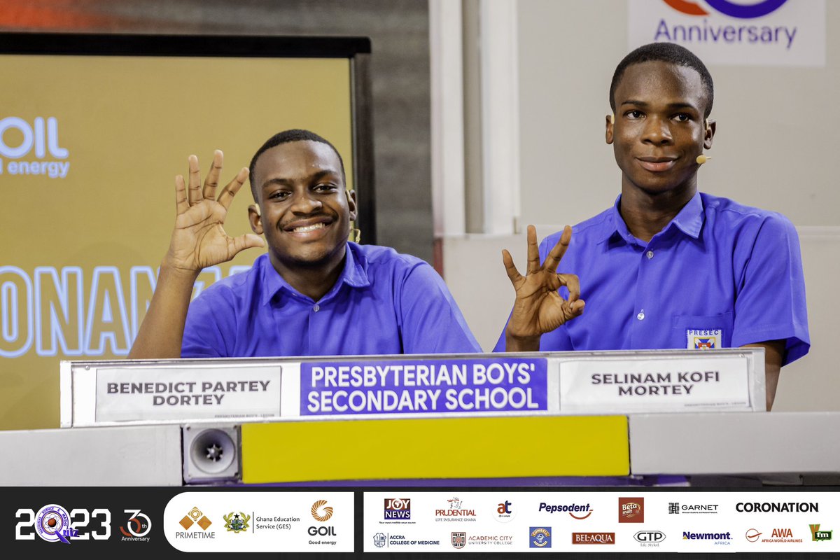 They believed! 
They served a Great God! 
And they marched to victory! 
The Blue Magicians have deployed their magic wand again, for the eight time! 
Oh! Come along and join them celebrate the eight! 
PRESEC! 

#NSMQ2023 #NSMQ30 #NSMQGrandFinale