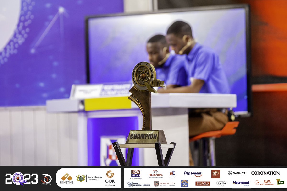NSMQGhana's tweet photo. They believed! 
They served a Great God! 
And they marched to victory! 
The Blue Magicians have deployed their magic wand again, for the eight time! 
Oh! Come along and join them celebrate the eight! 
PRESEC! 

#NSMQ2023 #NSMQ30 #NSMQGrandFinale https://t.co/Db6Y1M9KA1