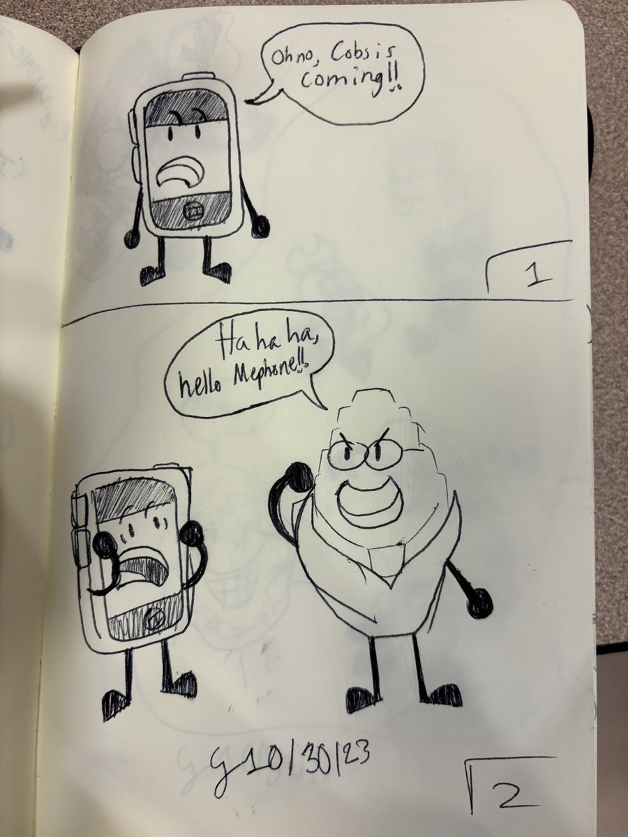 GoldSquid2's tweet photo. Day 149 of drawing inanimate insanity everyday for a year!!

#inanimateinsanity #inanimateinsanityfanart #iimephone #iimephone4 #iicobs #iistevecobs https://t.co/yHnU5xwkUt
