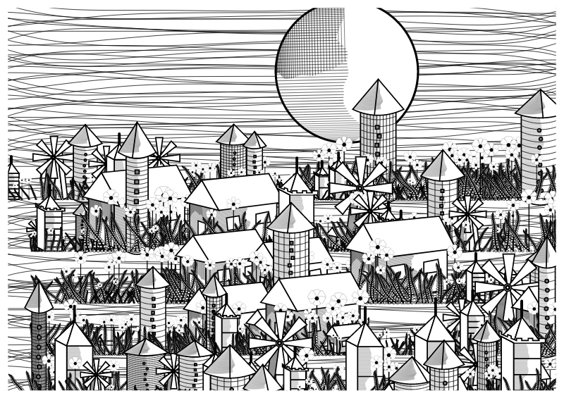 rosbeldev's tweet photo. Preview image of my recent launch in #fxhash.

"Medieval Village"👇

You can check out my pinned tweet for more information or if you want to support the visibility in some way.

100% code

#tezos #genart #p5js #creativecoding #tezosart https://t.co/7PTd3uivgl
