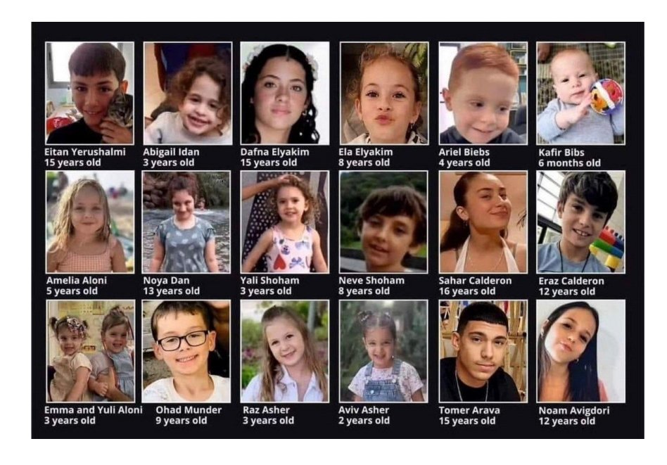 Will we hear anything from @unicefchief today @UN Security Council about the 33 Israeli children being held hostage in Hamas tunnels? The youngest of them is 9 months old. Your silence is deafening. #BringThemHome