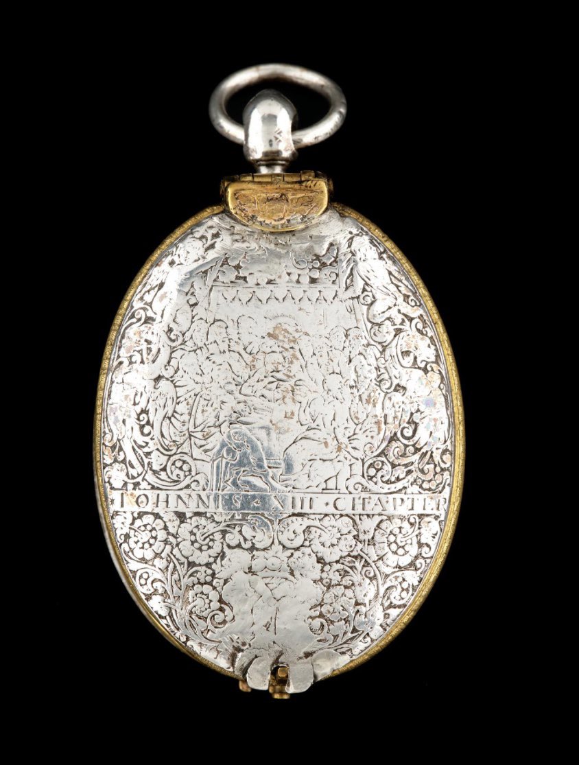AGroundw's tweet photo. Tick tock! Come tell Scotland’s history @NtlMuseumsScot! Curator vacancy in Renaissance &amp; Early Modern History. One of my fave objects 🎺🎺 David Ramsay watch c.1615 given by James VI&amp;I to Robert Ker. Pls RT! Deadline, remember remember 5 November! 🧨🎇https://t.co/KYHZyPAEfu https://t.co/rmeJQ7TEKz