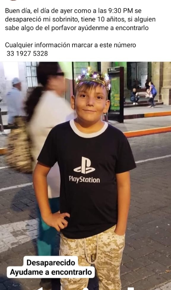Veletti's tweet photo. Un niño de tan sólo 10 años, se encuentra desaparecido desde el día de ayer. Solicitamos de su apoyo para localizarlo

#ServicioSocial https://t.co/bdUdAJyRyA